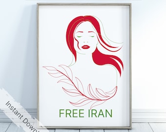 FREE IRAN Poster Print | Iranian Digital Print Download
