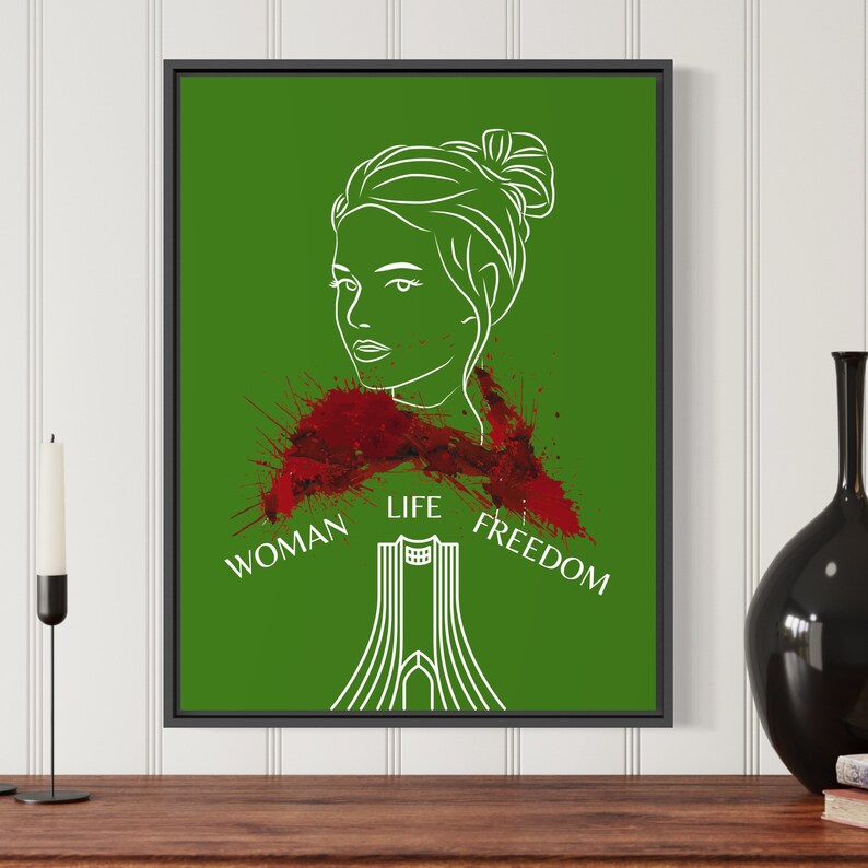 Mahsa Amini PNG & JPG Woman Life Freedom Poster Print - Etsy