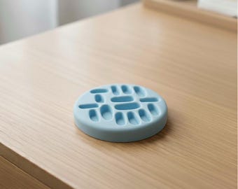 Handmade Ceramic Ring Holder: Minimalist Jewelry Organizer, Vanity Decor