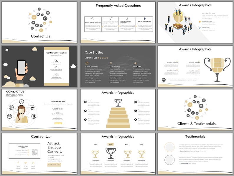 2022 Best Pitch Deck Template Investor Pitch Deck best Etsy