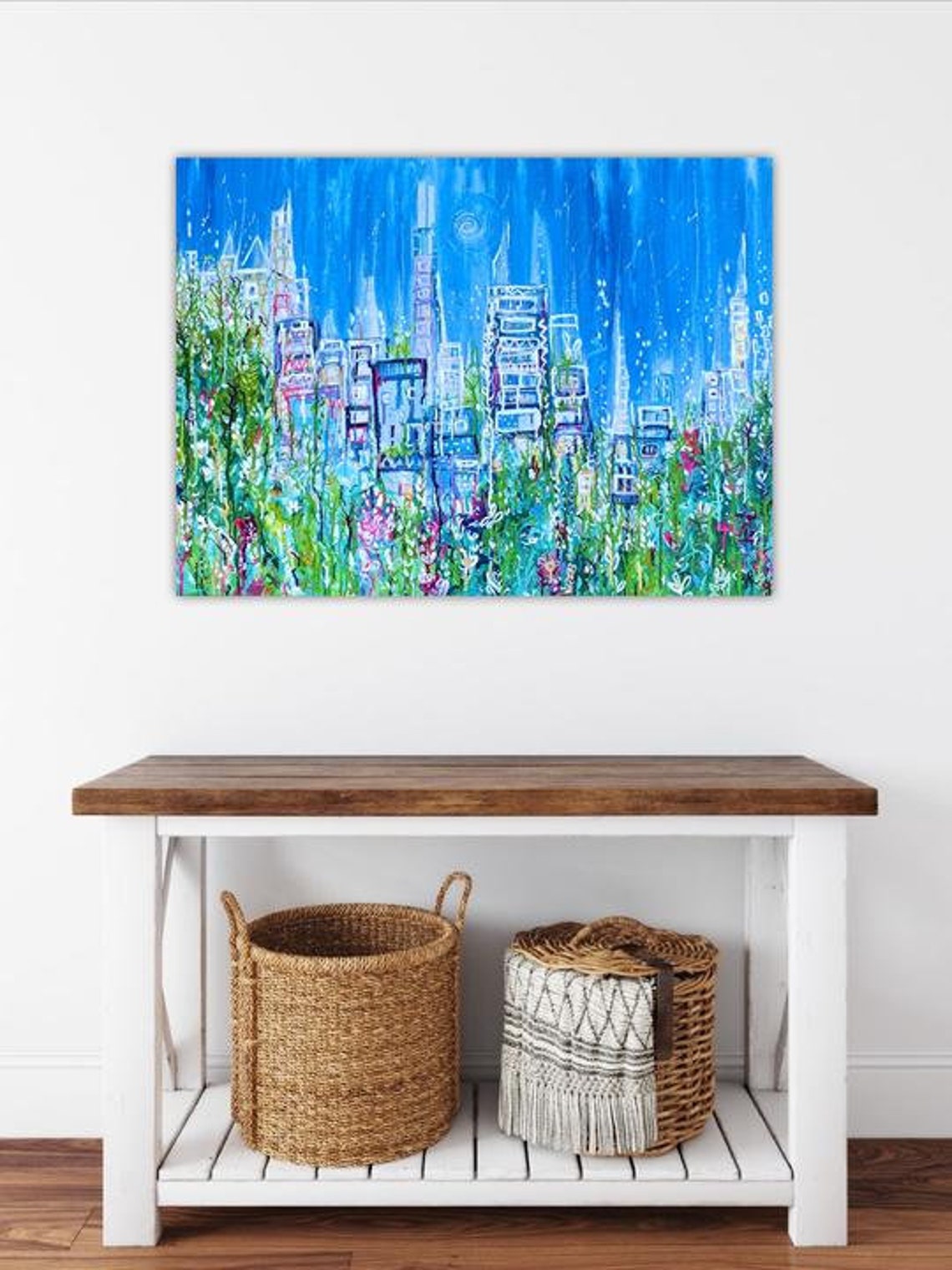 Fine Art Print 'Summers In The City' Etsy