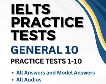 IELTS TESTS - GENERAL 10 - pdf/mp3 downloads (Answers, Model Answers, Audios and Transcripts)
