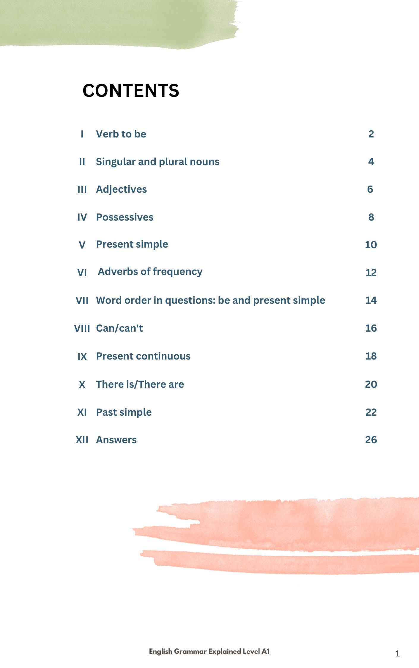 English Grammar Book Level A1 Beginner English Worksheets Pdf