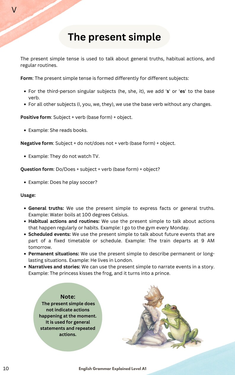 English Grammar Book Level A1 Beginner English Worksheets Pdf