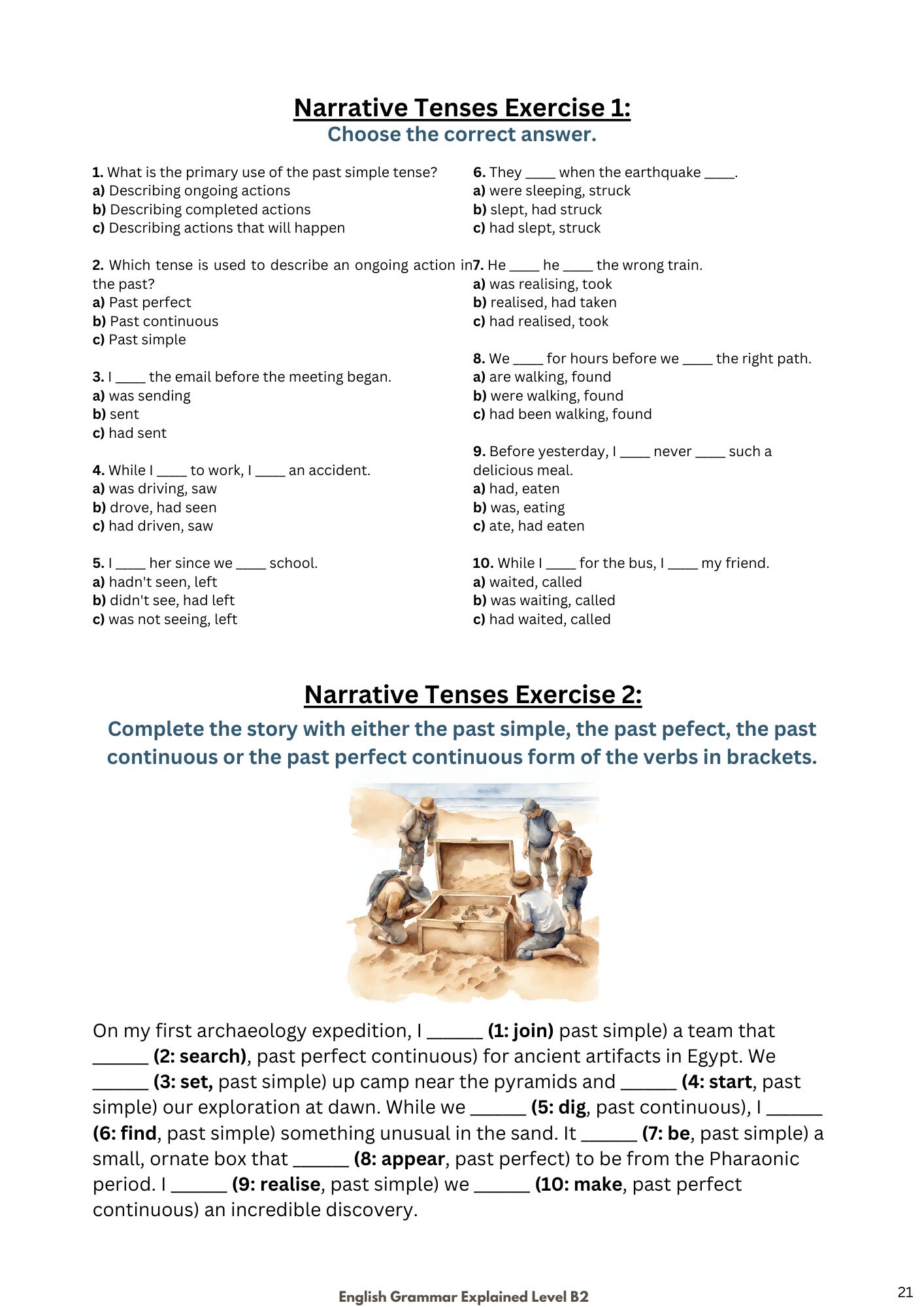 English Grammar Book Level B2 Upper Intermediate - English Worksheets ...