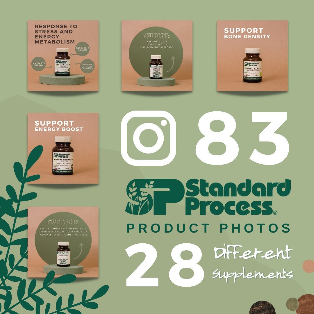 83 Standard Process Supplement Product Photos as Instagram Posts Etsy