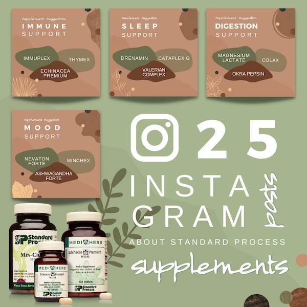 25 Instagram Posts About Standard Process Supplement Suggestions