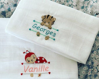 personalized embroidered diaper