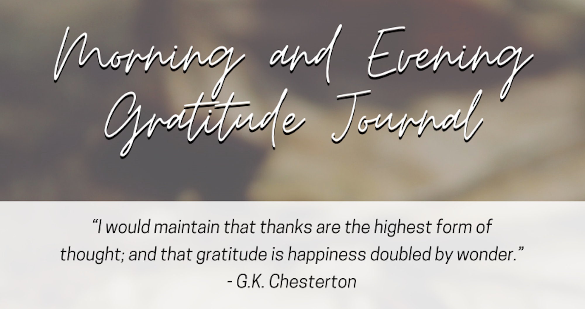 Morning &amp; Evening Gratitude Journal, Empowering Yourself to Remember ...