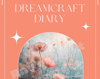 Dreamcraft Diary Journal - Coral | Guided Journal | Self-Discovery | Digital Journal Instant Download
