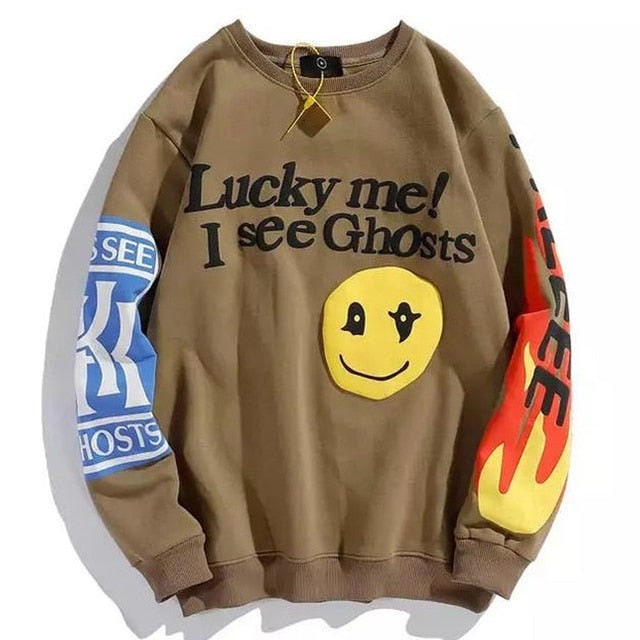 Sweatshirt that says lucky Clearance