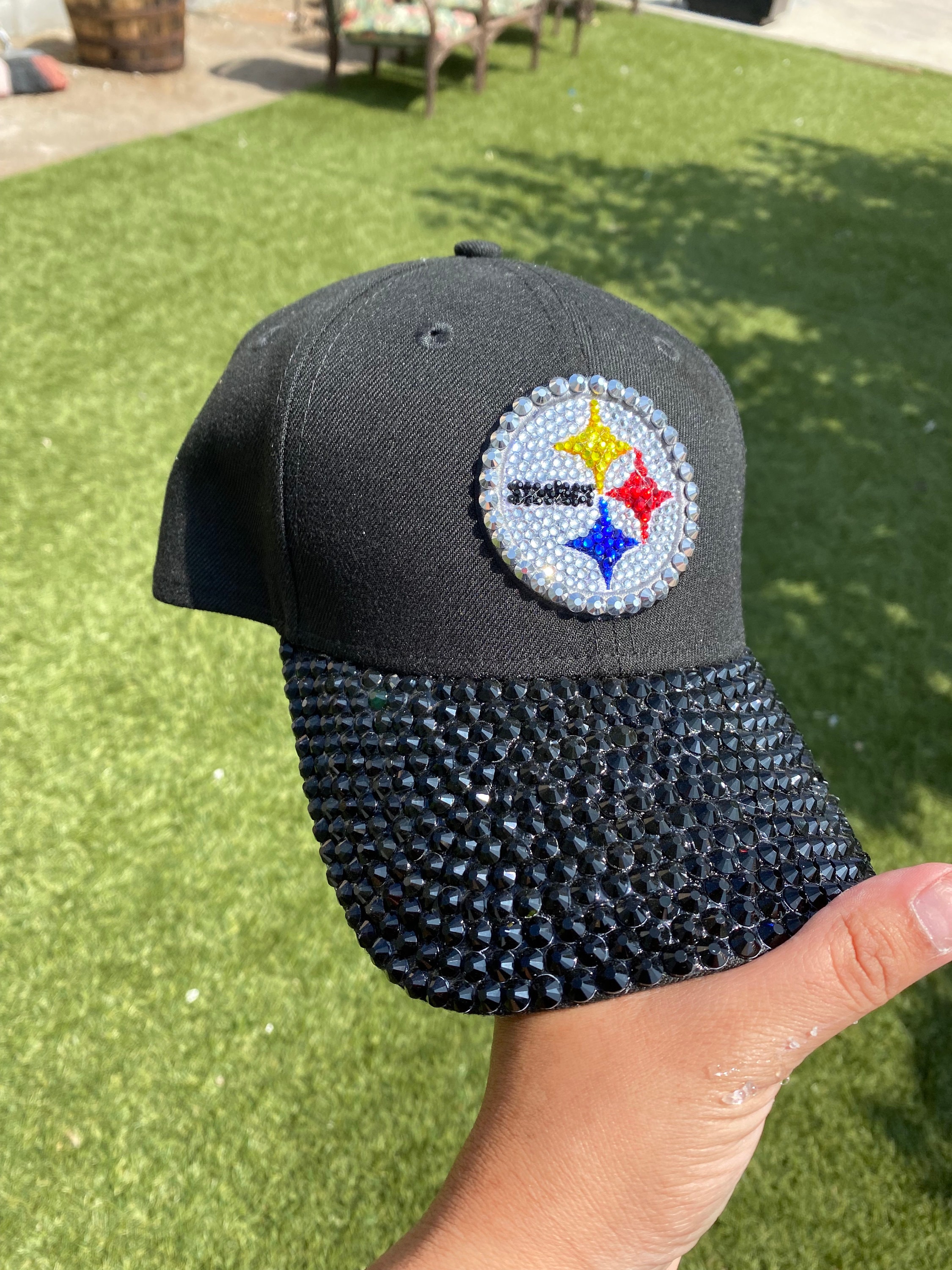 Blinged Out Steelers Trucker Hat 