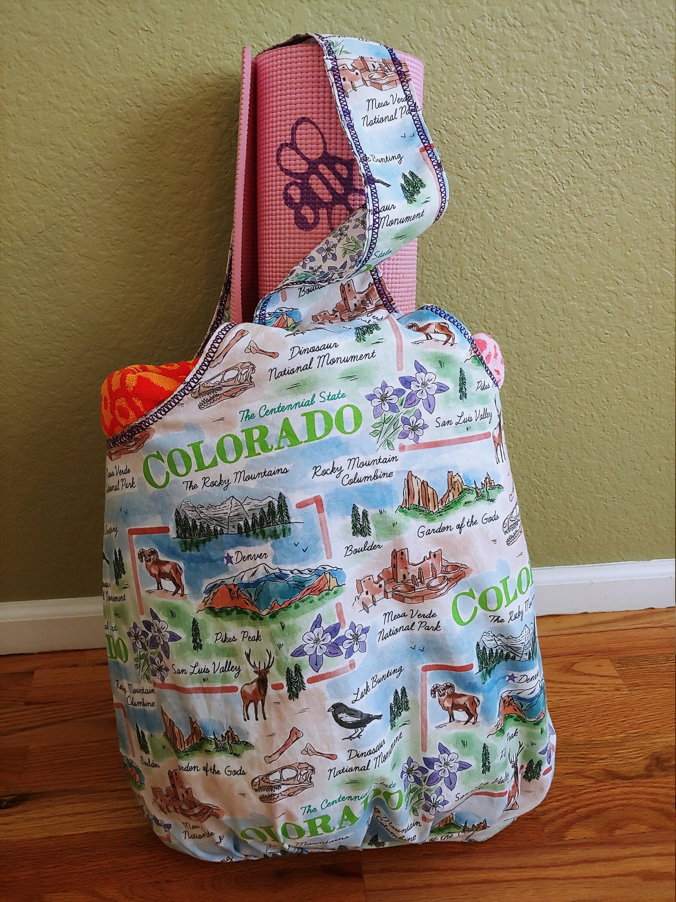 reversible sling bag