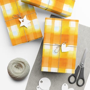 Vibrant Yellow Gift Wrap Papers for Any Occasion, Eco-Friendly Wrapping, Perfect for Birthdays, Holidays, Celebrations, Baby Showers,