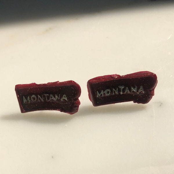 Montana Griz State Earring