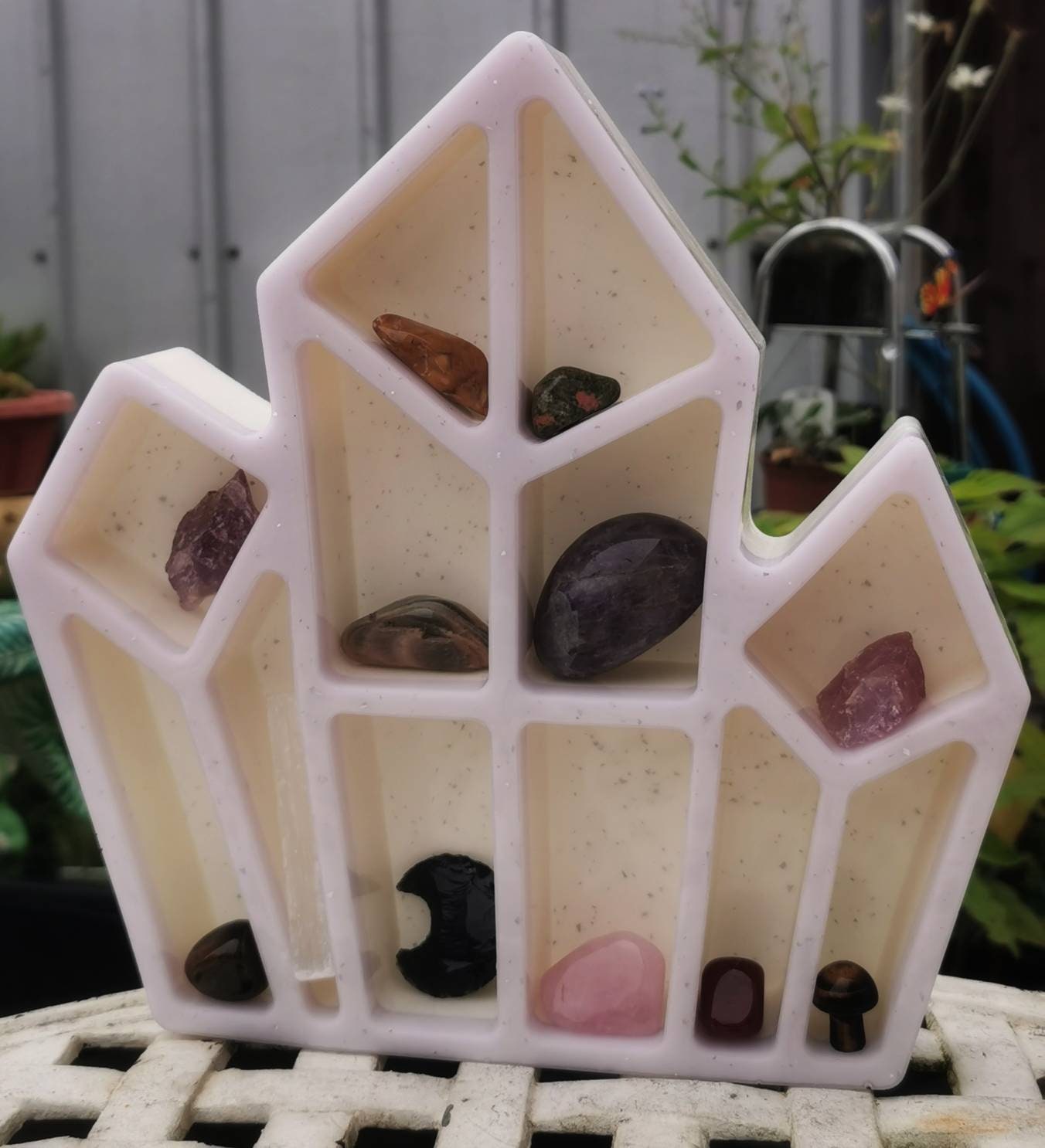 Kristall punktförmige Regalablage | Etsy