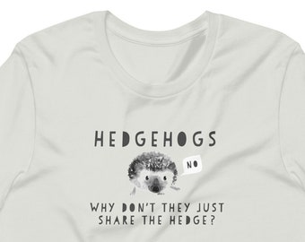 Hedgehog T-shirt, Share the Hedge, Funny Hedgehog Tee, Hedgehog Lover