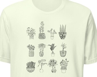 Plant Lover Tee, Gardner t-shirt, Plant t-shirt