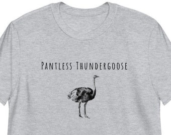T-shirt d’autruche, tee-shirt drôle d’autruche, T-shirt drôle d’animal, t-shirt sarcastique
