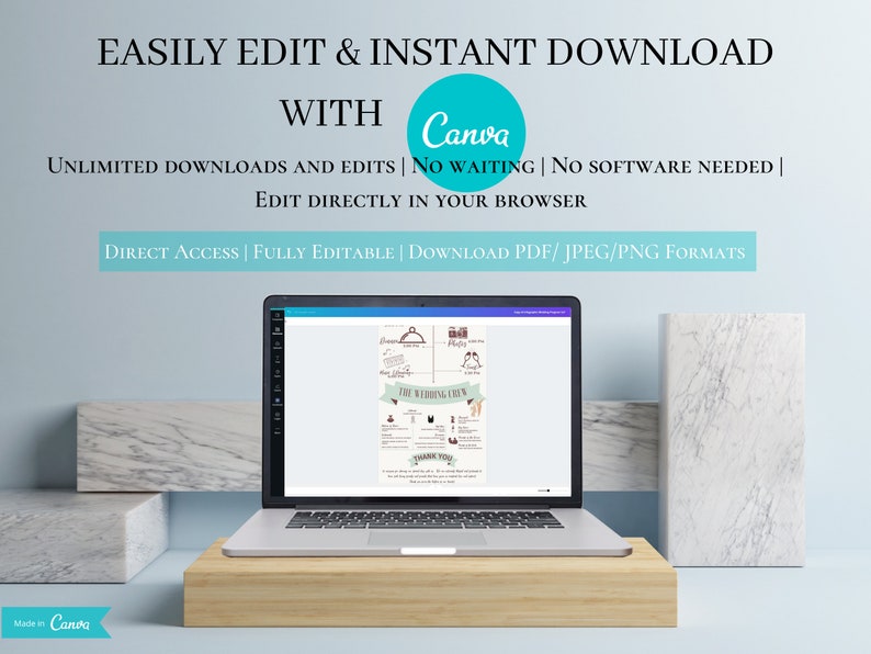 infographic-wedding-program-template-for-canva-wedding-etsy