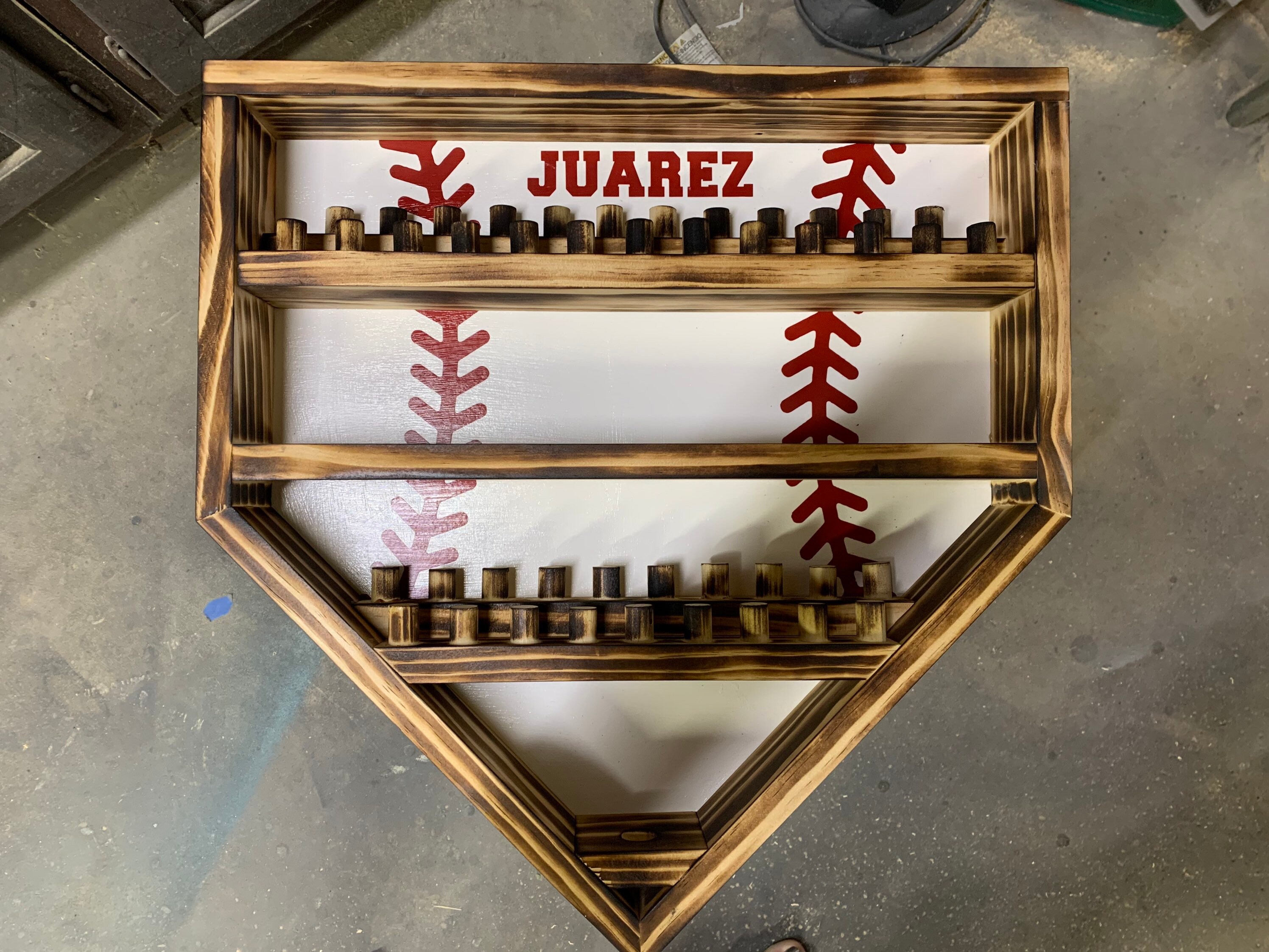 Personalized Baseball and Tournament Ring Display with Etsy