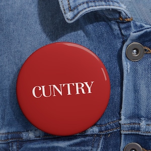 Botón de pin de Cowboy Carter - CUNTRY