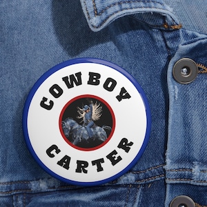 Botón de pin de Cowboy Carter - Faja CC