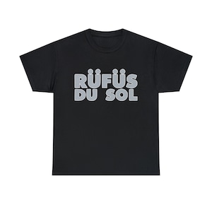 Rufus Du Sol T-Shirt - House Music Shirt , Unisex Heavy Cotton Tee