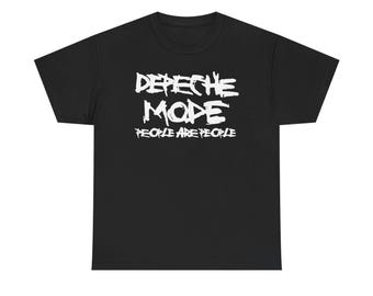 Vintage Depeche Mode Band Member T-Shirt - Depeche Mode Shirt, Depeche Mode Tour, Rock Band Music, Unisex Heavy Cotton Tee