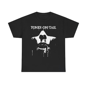 Tones on tail tshirt new wave leftfield post punk , Unisex Heavy Cotton Tee