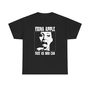 Fiona Apple Exclusive T-Shirt - Unisex Alternative Music Merch - Fast As You Can Gift , Shirt For Man Unisex Heavy Cotton Tee