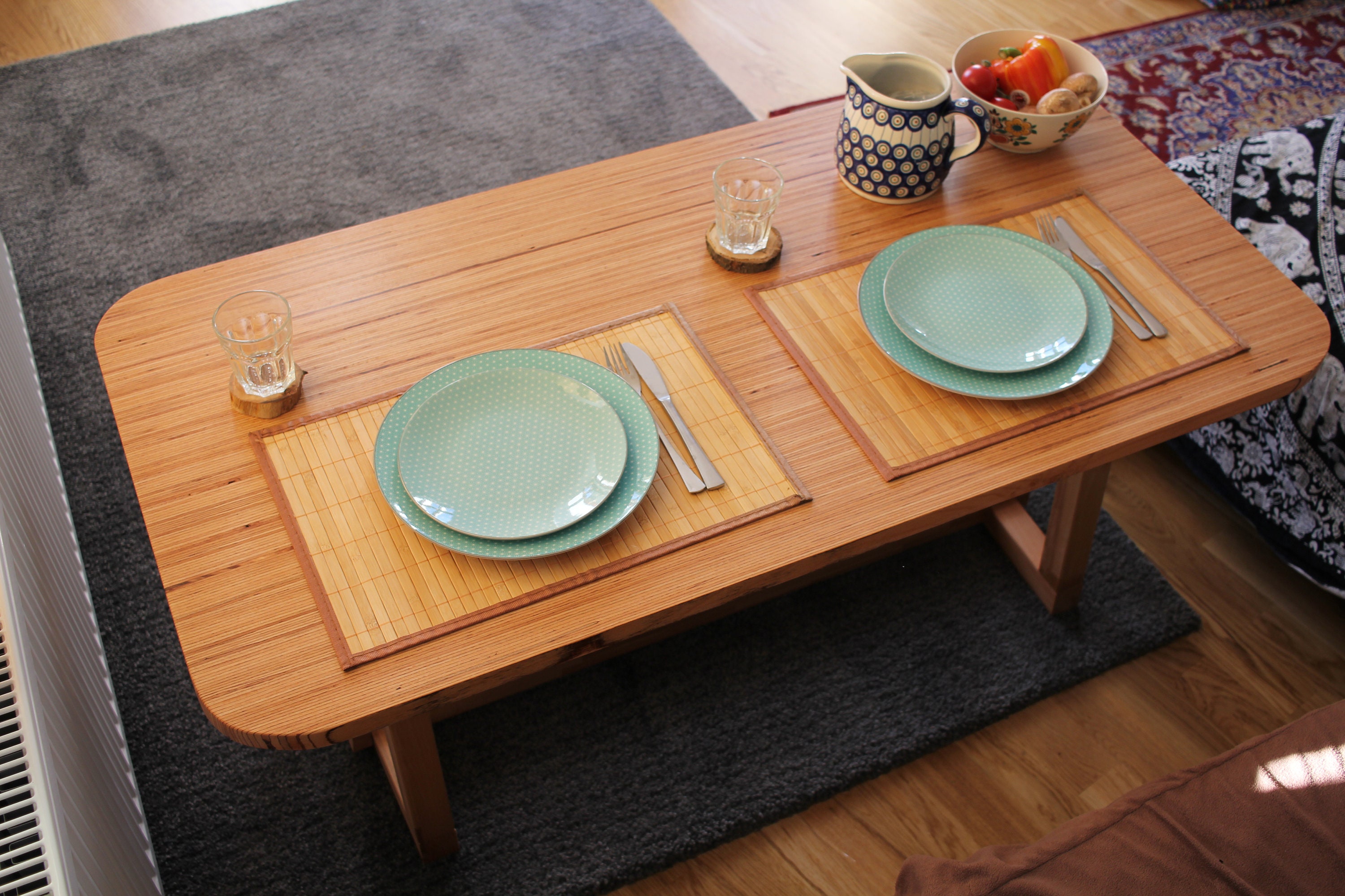 Einzelstück Couchtisch / Sofa-und Esstischkombination / | Etsy