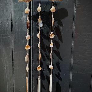 Herzmuschel, Muschel und Schwertmuschel Muschel Perlen Perlenschnur Mobile/Windspiel.