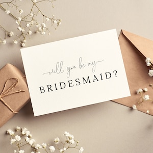 will you be my bridesmaid card, bridesmaid gift, maid of honor gift, Bridesmaid Proposal Card, Bridesmaid proposal