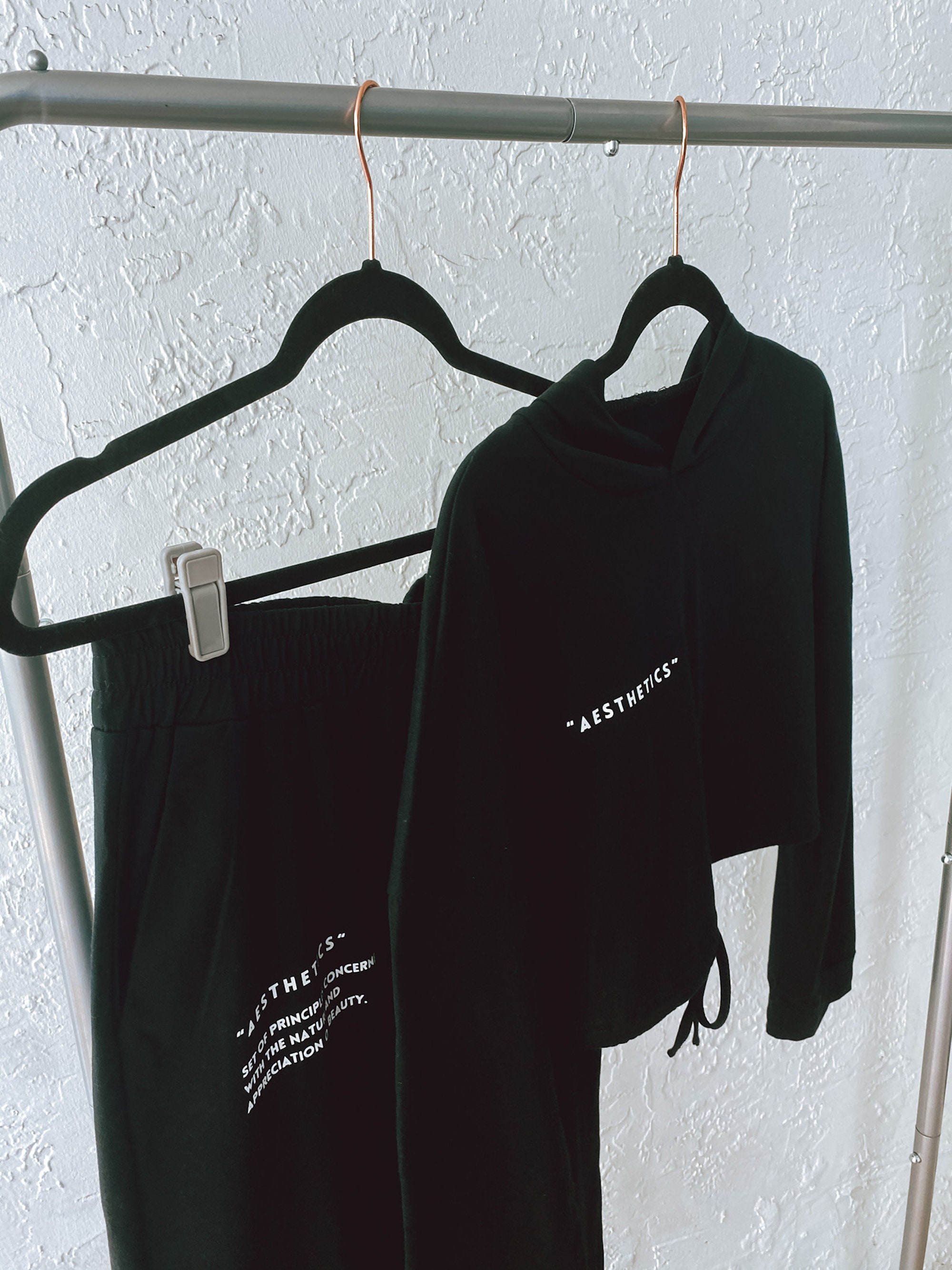 brown hoodie and joggers set