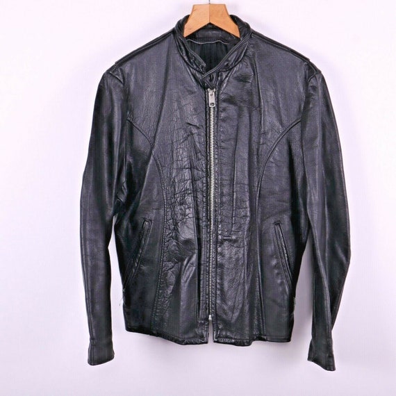 2812 Diaz Black Ladies Retro Casual Designer Real Lambskin Leather Jacket