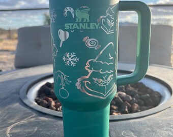 The Grinch Stanley Mean Christmas Engraved 