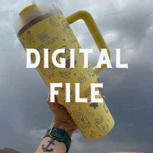 Minions-Datei | Lena | Becher | 40oz | 900 ml | Laser | SVG