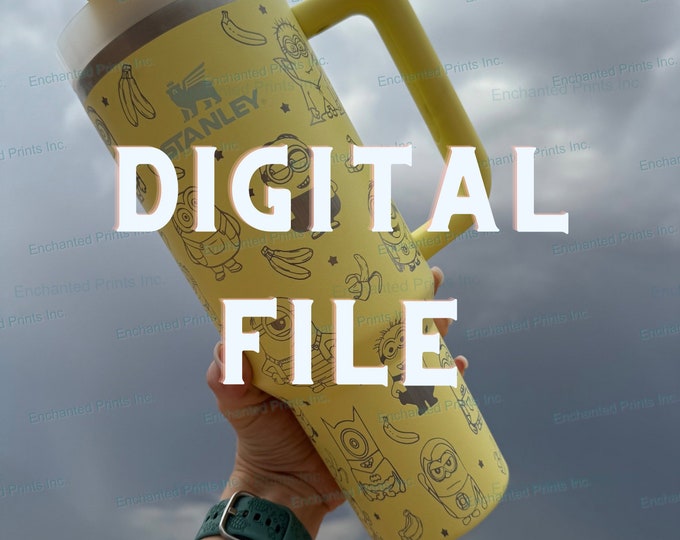 Minions File | Stanley | Tumbler | 40oz | 30oz | Laser | SVG