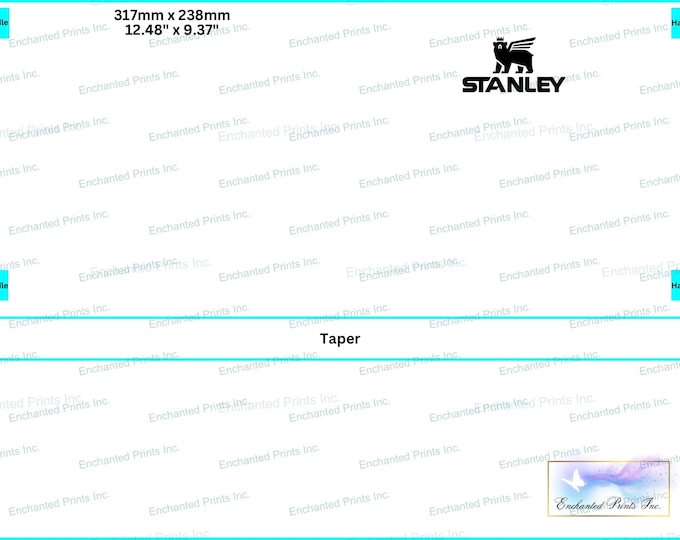 Stanley Tumbler Template | Quencher | 40oz | 30oz