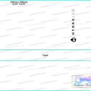 Sjabloon voor Hydrojug-beker | Reiziger | 40oz | 30oz