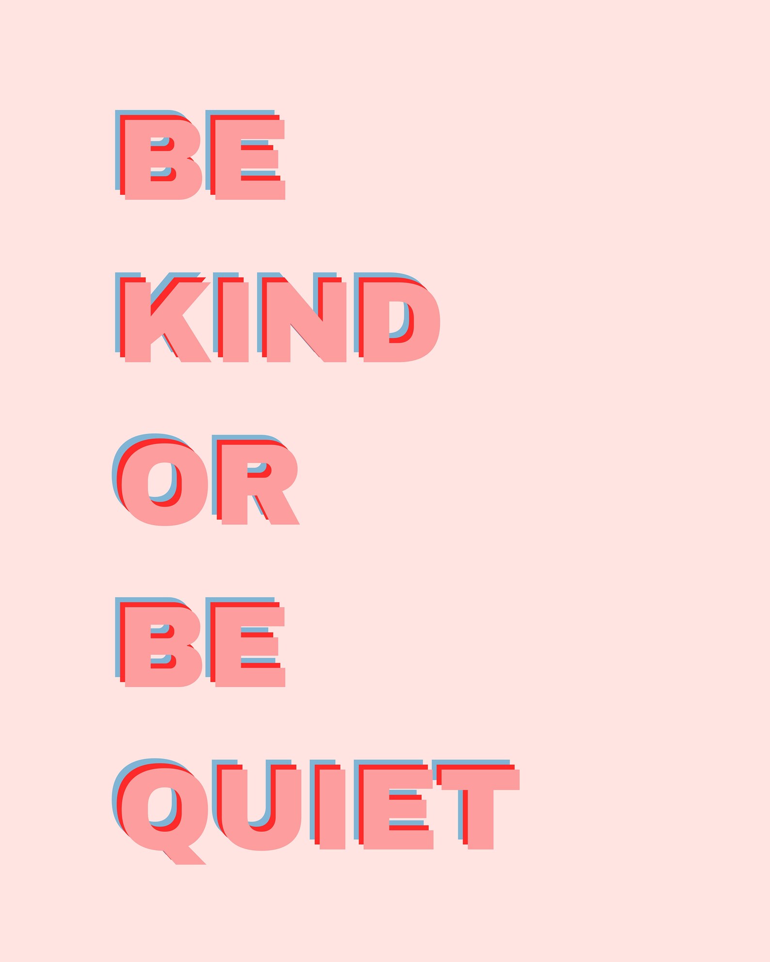 Be Kind or Be Quiet Print, Quote Print, Bedroom Wall Art, Printable ...