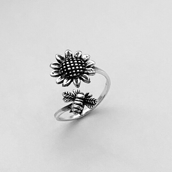 Bee Spoon Ring - Etsy