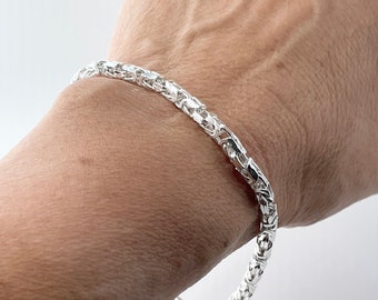 Lollanda Fußkette Damen Silber Herz Fußkettchen (einstellbar