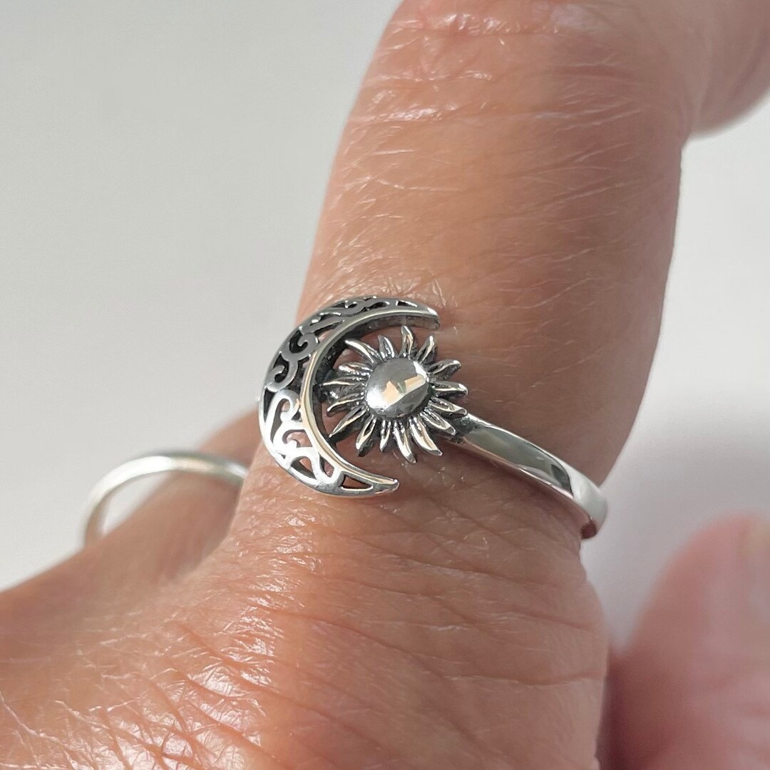 【HYERES LOR】23FW★ Champagne Full Moon Slim Silver Ring M HYERES LOR] Champagne Full Moon Slim Silver Ring M 指輪