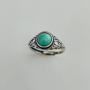 Sterling Silver Turquoise Ring: Boho Statement Jewelry