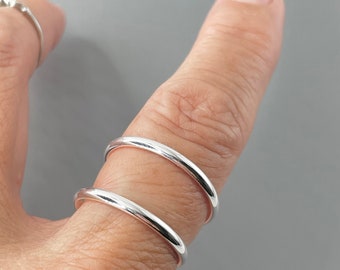 Anello 5 Fascia Multipla Grigio Argento BRASS Workshop 24an49 - Foto 10