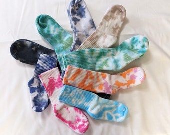 Tie-Dye Socks for Kids ~ Toddler and Youth Size  XS-L