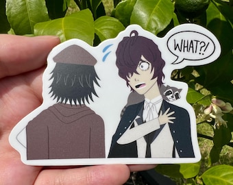 Poe and Ranpo Matte Sticker | Car Safe