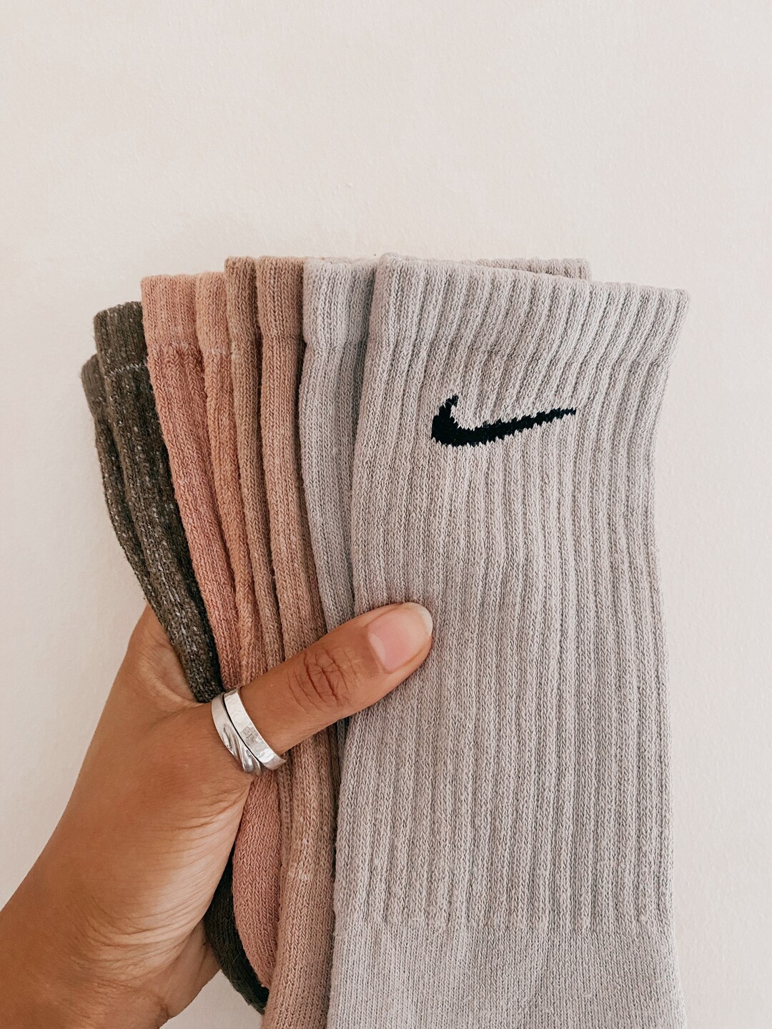 Nike Coloured Dyed Sock Neutral/nude 1 PAIR // Small Gift - Etsy UK